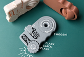 فیجت ضد استرس چندکاره مدل Click Clack Swoosh