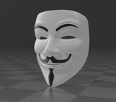 ماسک صورت گای فاکس (V for Vendetta)