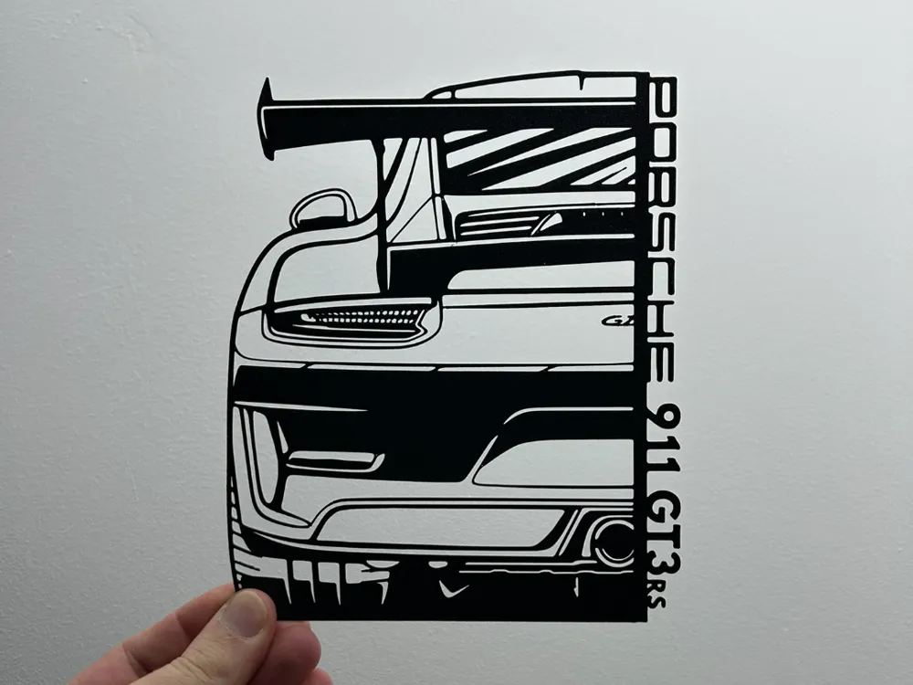 تابلو دیواری پورشه 911 GT3 RS