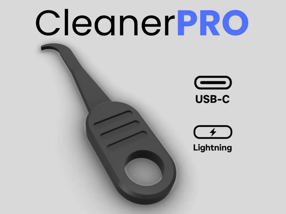 ابزار تمیزکننده حرفه‌ای درگاه شارژ | پاک‌کننده USB-C و Lightning (بسته 6 عددی)