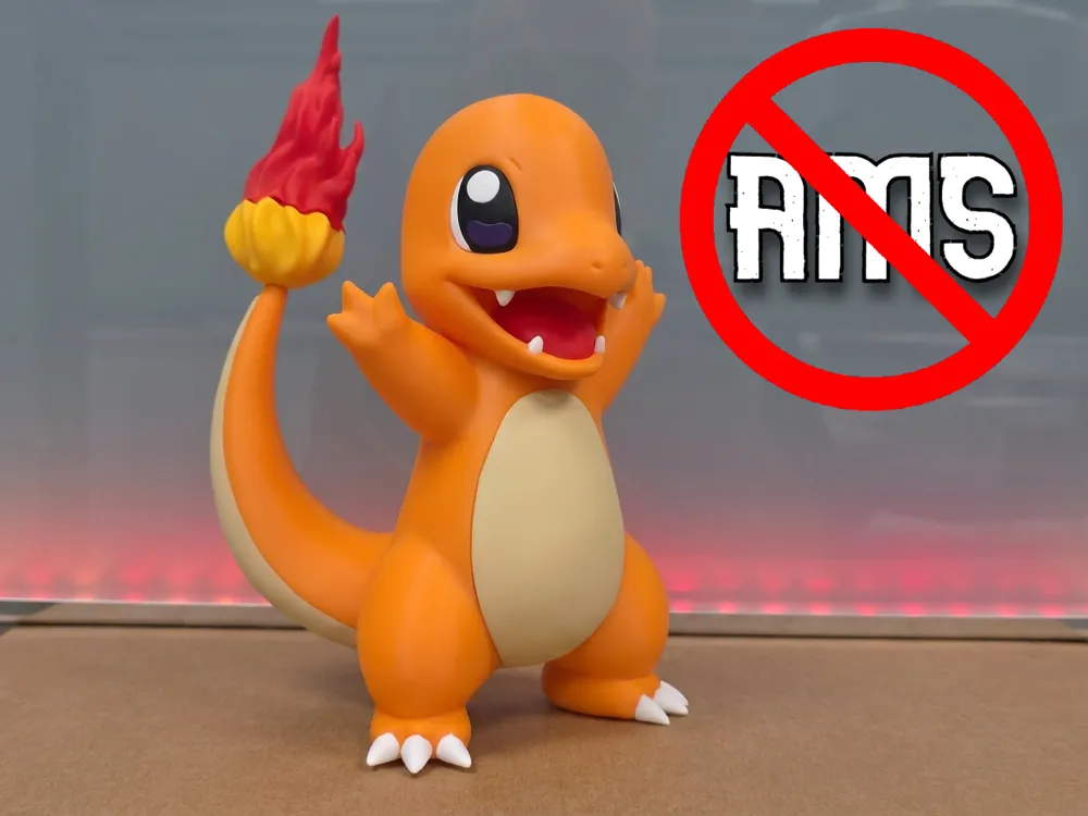 مجسمه دکوراتیو چارماندر (Charmander) – شخصیت پوکمون