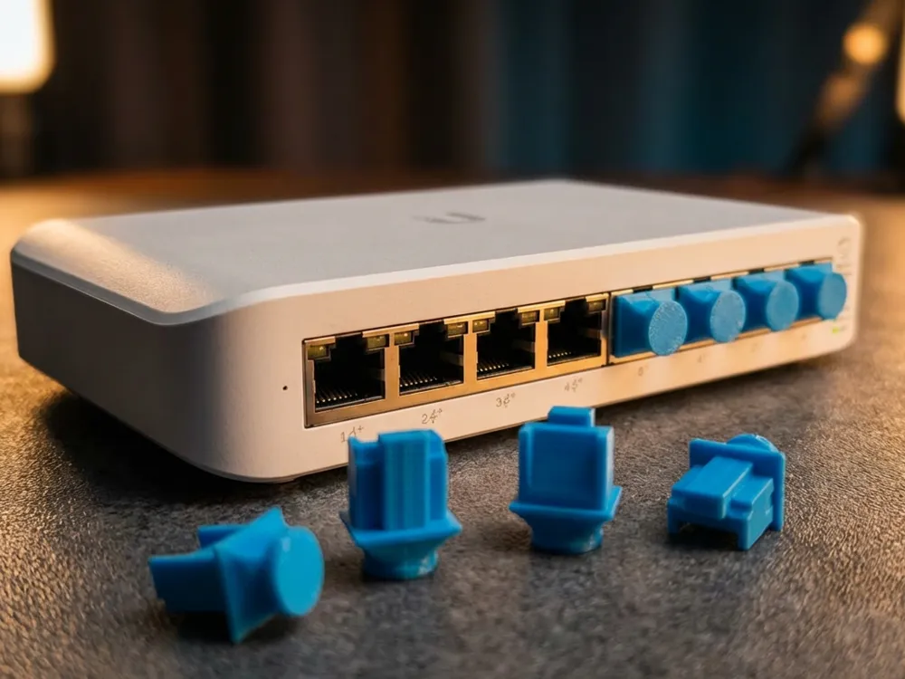 پک ده عددی درپوش محافظ پورت شبکه RJ45 (درپوش ضد گرد و غبار اترنت)