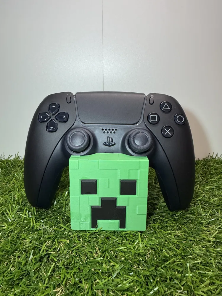 پایه نگهدارنده دسته بازی PS5 طرح کریپر ماینکرفت (Creeper)
