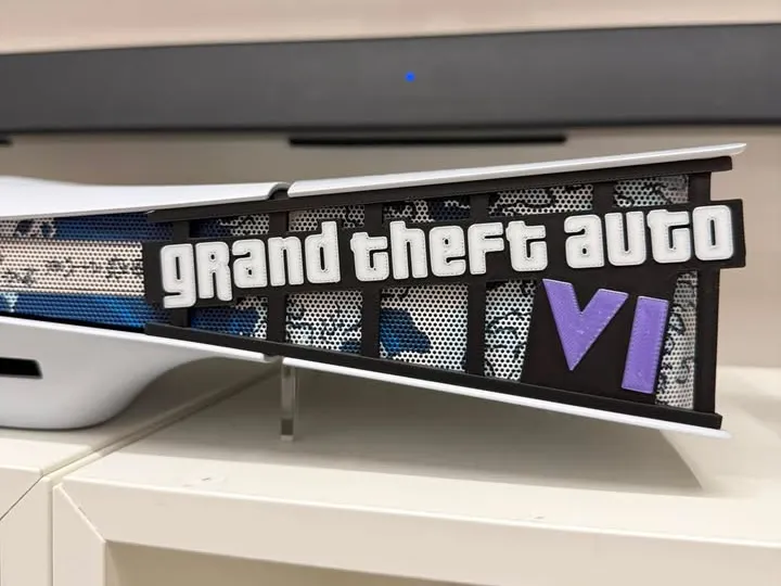 پنل تزئینی کنسول PS5 Slim طرح GTA VI