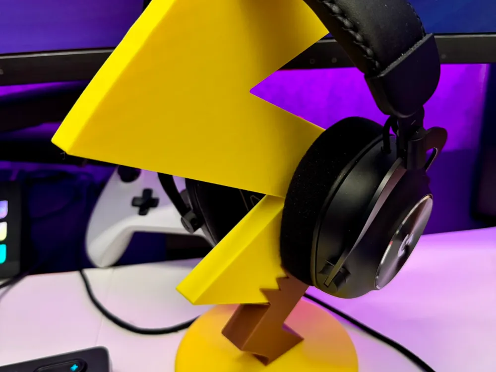 پایه رومیزی نگهدارنده هدفون طرح دم پیکاچو (Pikachu Tail)